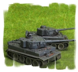 Painted! -  TIger Platoon (2 Tanks) - 15mm WW2 - Flames of War - Picture 1 of 2
