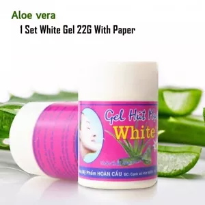 GEL HUT MUN Blanco Aloe Vera Espinillas Espinillas Poro Nariz Peeling Mascarilla 22G - Imagen 1 de 4
