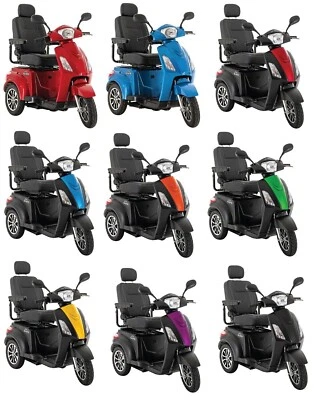 Scooter eléctrico Pride Mobility Baja Raptor 2 3 ruedas capacidad 400 libras NUEVO Foto 1 de 4