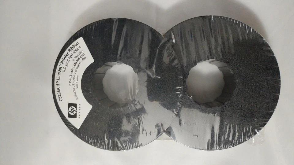 GENUINE HP C3208A Printronix HP Linejet ribbons 100 yards long - sealed! - Image 1 of 1