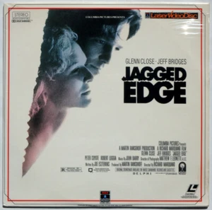 Glenn Close JEFF BRIDGES "Jagged Edge" Sealed Romance Thriller Laserdisc Movie - Picture 1 of 2