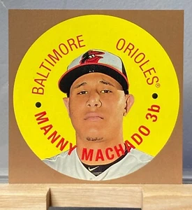 2017 Topps Heritage Disc #3 Manny Machado Baltimore Orioles #68TDC 0137 - Picture 1 of 2