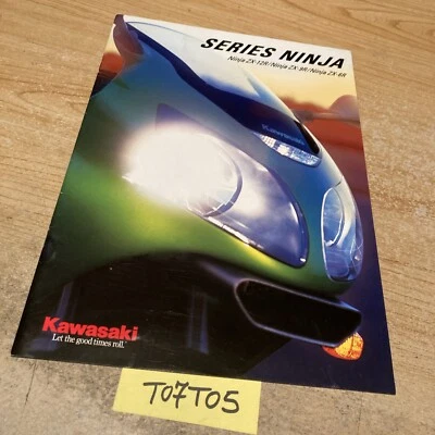 Kawasaki Moto Ninja ZX-12R 1200 ZX-9R 900 ZX-6R 600 Catálogo - Imagen 1 de 4