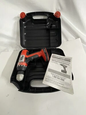 FS12PS-Genuino Black & Decker-Firestorm 12V Taladro de alto par con estuche Foto 1 de 4