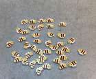 30 Wooden Bumble Bee Buttons Baby Buttons Sewing Crafting