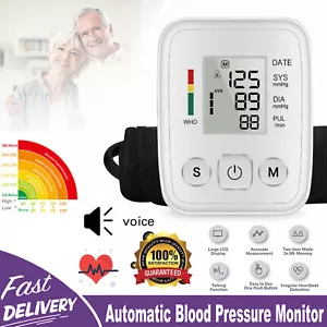 Automatic Arm Blood Pressure Monitor Monitoring BP Cuff Meter Tester Machine - Bild 1 von 15