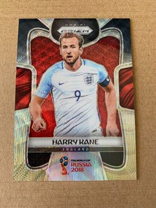 Panini Prizm 2018 World Cup black gold wave Harry Kane