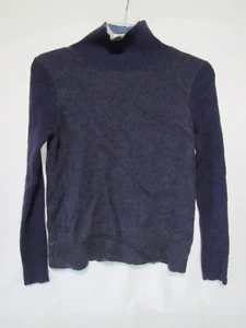White + Warren Cashmere Pullover Shirt Sweater Size M - Dark Purple - Lovely - Picture 1 of 9