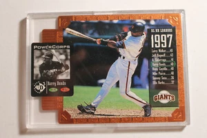 1998 Upper Deck  UD3  GOLD   Power Corps Die Cut PC55 EM55 Barry Bonds  170/1000 - Picture 1 of 2