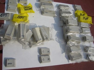 APPLE EXTENDED KEYBOARD II  AEK-II "HIGH-DEMAND" KEYCAPS  ALPS  $2.50 +$5.25 S/H - Image 1 of 4