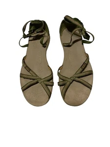 Sandalia deportiva Keen La Paz para mujer talla 9 verde correa ajustable comodidad en el tobillo - Imagen 1 de 17