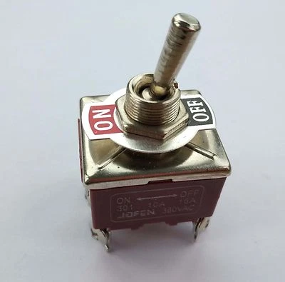 UNBRAND 2pcs TPST ON/OFF Industrial Toggle Switches 301 triple pole single throw