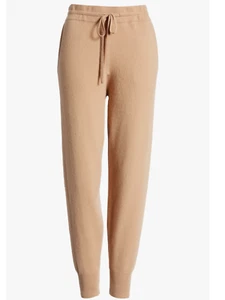 Nordstrom CAMEL XXL 27% cashmere 63% wool sweater blend jogger pajama women - Picture 1 of 24