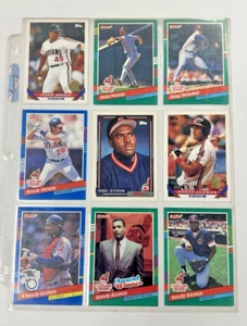 Cleveland Indians MLB Baseball Cards Collection - Sandy Alomar, Lofton, Baerga - Picture 1 of 6