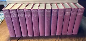 VTG Set of 12 THE WRITINGS OF MARK TWAIN Author’s National Edition Harper Bros - Picture 1 of 11