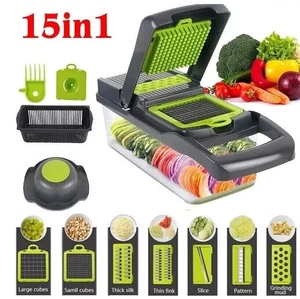 Vegetable Chopper Kitchen Mandoline Vegetable Cutter Slicer Food Chopper UK - Picture 1 of 16