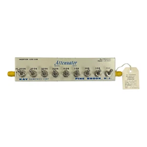452 Kay Variables Dämpfungsglied BNC 0-100db 90Ohm 1/2W - Bild 1 von 5