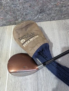 TaylorMade Titanium 9.5* Driver Stiff S-90 Plus Bubble Graphite Shaft Headcover - Picture 1 of 8