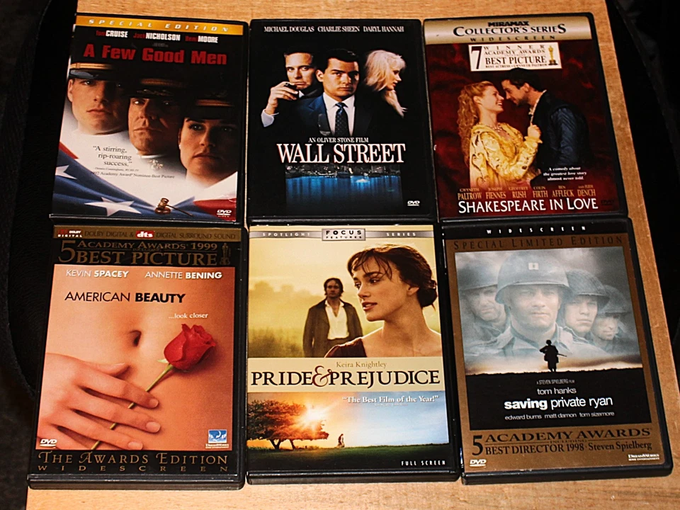 DVD LOT OF 6 BOX OFFICE HIT MOVIES: ALL HAVE BEEN INSPECTED - Image 1 of 1