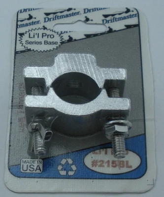 Base de riel Driftmaster 215BL rosca izquierda 1" RD para soporte de varilla Lil Pro de 3/8" Foto 1 de 4