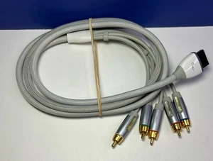Cable AV Rocketfish Punta de Metal Trenzada Nintendo Wii 6' Componente HD Audio Video - Imagen 1 de 4