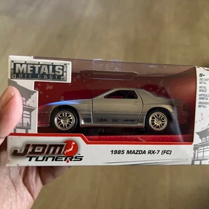 Jada 1:32 JDM Tuners 1985 Mazda RX-7 FC Gray Display Car - Picture 1 of 4