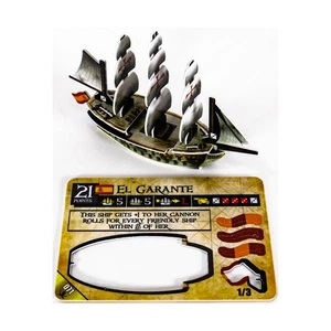 WizKids Pirates of the Spanish Main Unlimited El Garante EX - Picture 1 of 2