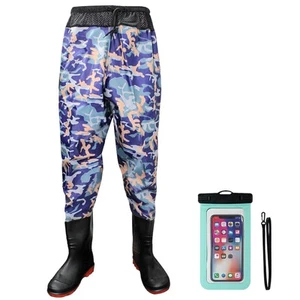 Lfemro Fishing Waist Waders, Nylon/PVC Wader Pants for Men Women, Waterproof ... - Picture 1 of 7