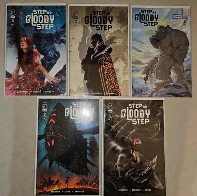 Step by Bloody Step #1-4 (Complete 2022 Image) 1 2 3 4 Spurrier Lot set run - Image 1 of 4