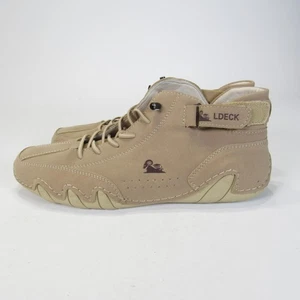 Zapatos LDECK Para Hombres Talla EU 41 Caqui Oscuro Medio Top Informales Con Cordones Tenis CC8008 - Imagen 1 de 18