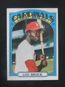 1972 Topps Baseball Card #200 Lou Brock (EX-MT) - Picture 1 of 2