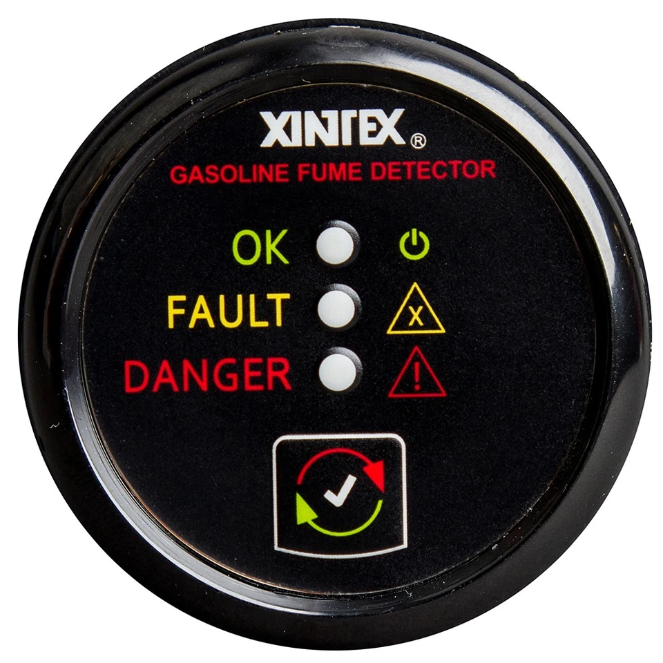 Detector de humos de gasolina Fireboy-Xintex - Bisel negro - 12/24V G-1B-R UPC 61974... Foto 1 de 1