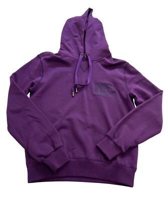 Sudadera con capucha Dolce & Gabbana con logotipo bordado en púrpura Foto 1 de 4
