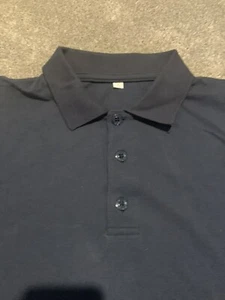 Men's Navy Blue Polo Shirt, Size Large. Brand New - Picture 1 of 2