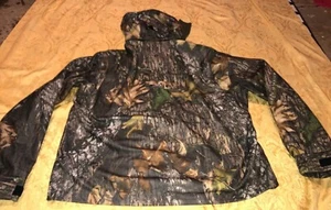 MENS BROWNING CAMO BREAKUP JACKET COAT HOOD SIZE LARGE SHELL HOLDER - Picture 1 of 11