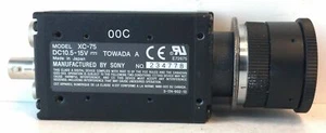 Sony XC-75 10.5-15 V DC CCD Video Camera Module w/ Computar 16mm 1:1.4 2/3" Lens - Picture 1 of 7
