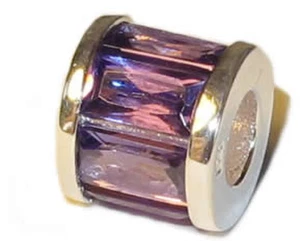 Perle für Sammelarmband. Charm. Bettelarmband. 925er Silber. Glasschliffsteine - Picture 1 of 2