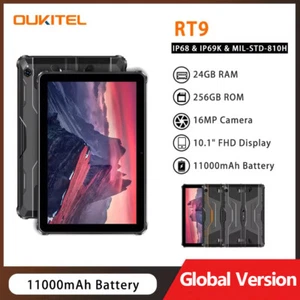 Tablet Global Oukitel RT9 4G IP68 Impermeable 10.1'' 24GB+256GB 11000mAh 16MP 18W - Imagen 1 de 28