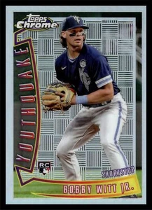 2022 Topps Chrome SONIC BOBBY WITT JR. YOUTHQUAKE ROYALS RC YQ-1 - Picture 1 of 2