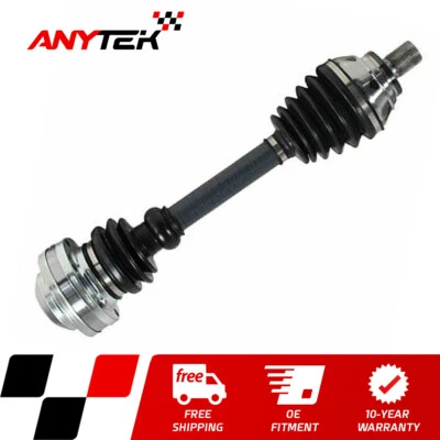 Front Left CV Axle Half Shaft for Audi A3 Quattro S3 VW Jetta Passat Golf Eos CC - Image 1 of 4