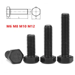 Tornillos de cabeza hexagonal de grado 12,9 perno de acero de aleación de rosca completa M6 M8 M10 M12 - Imagen 1 de 10