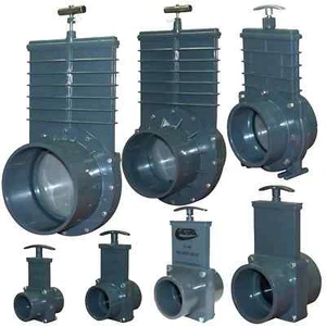 PVC Zugschieber Valterra Serie Koi Teich Filter Absperrschieber Koiteich - Bild 1 von 21