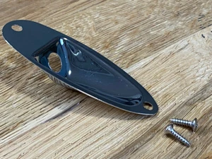Strat Boot geformte Wagenheber Montageplatte silberne Oberfläche für E-Gitarre - Bild 1 von 4