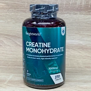 WEIGHTWORLD Créatine Monohydrate 3000mg - 270 comp.  force et endurance 04/27 - Imagen 1 de 3