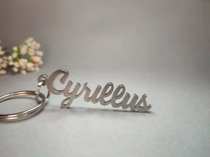 Cyrillus Stainless Steel Keychain Gift Bag Pouch Car Keychain - Picture 1 of 5