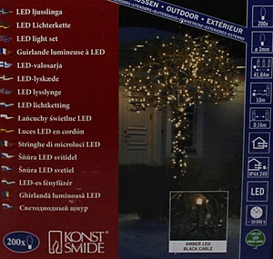 Cadena de luces LED iluminación navideña 200 LED ́s 41,84m de largo (DR15S) - Imagen 1 de 1