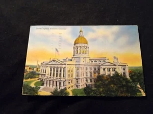 State Capitol Atlanta Georgia - Postal de colección 1953 matasellos - Imagen 1 de 2