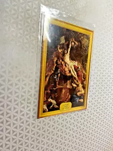 2023 LAS PIEZAS DE BARRA DEL PASADO RUBENS ""ELEVACIÓN DE LA CRUZ"" ARTE #82 AA49 - Imagen 1 de 2