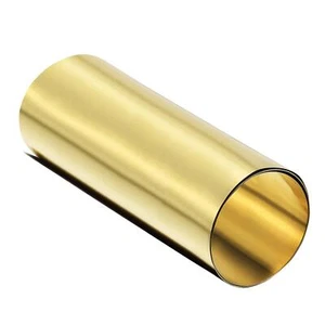 Brass Sheet Roll Metal Foil Plate 39.4“ x 7.9” x 0.004“ - Picture 1 of 6