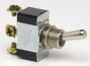 Interruptor de palanca SPDT 10A/36VDC 3 tornillos Cole Hersee 5586-BP encendido-apagado-encendido - Imagen 1 de 2